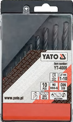 Twist drill set 16.0 mm