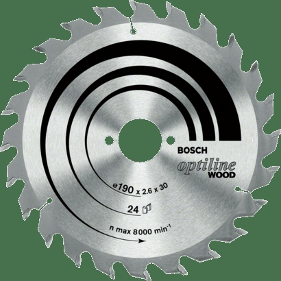 Bosch Circular Saw Blades: Optiline Wood, 235 mm x 35 mm x 2,5 mm, 60T