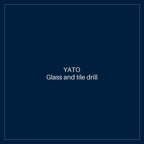 Glass and tile drill 10 mm
