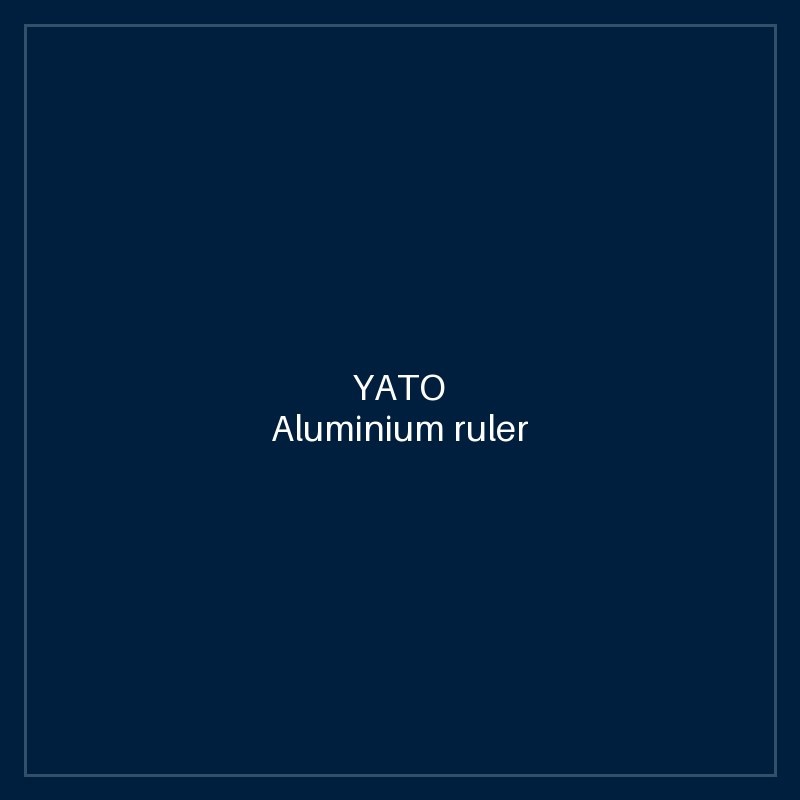 Aluminium ruler 500 mm