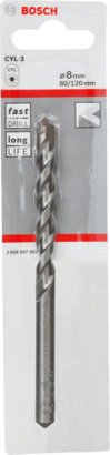 Bosch Impact+Rot.Drill Bit: CYL-1 Masonry drill bit Set 4/5/6/8/10 mm (5pcs) - New
