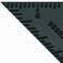 Aluminium triangle ruler with foot