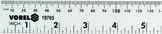 Aluminium ruler
