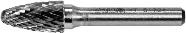 Rotary file for metal